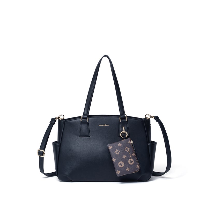 PATRICK COX クラシカルリリーチャーム 2WAYトート ブラック