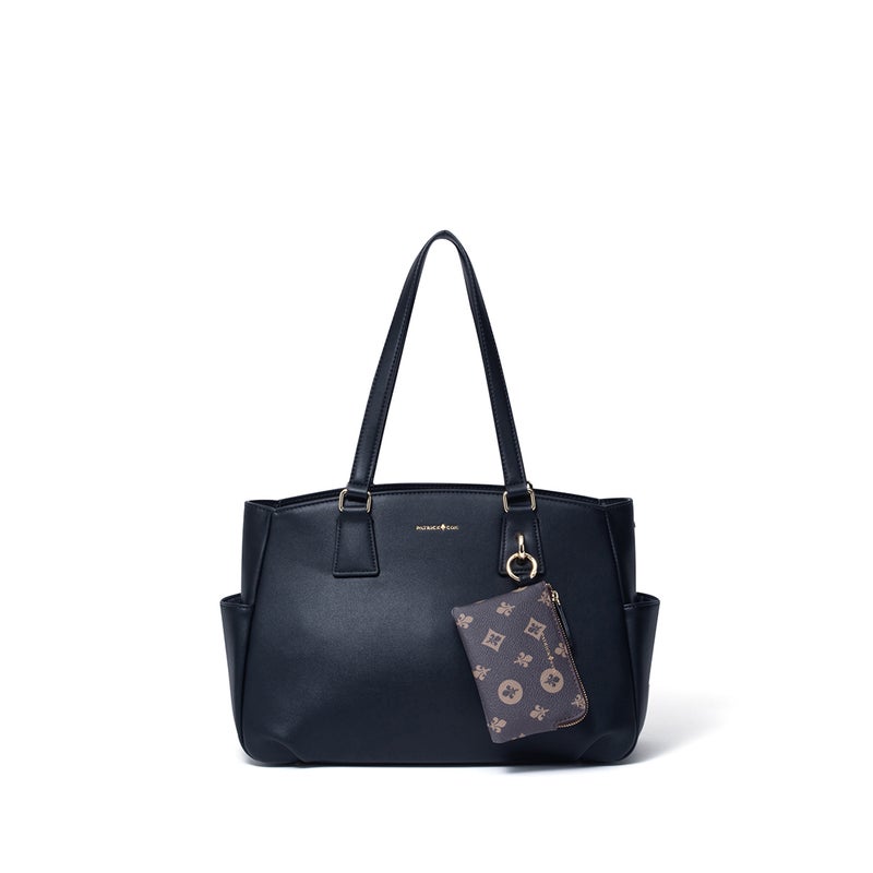 PATRICK COX クラシカルリリーチャーム 2WAYトート ブラック