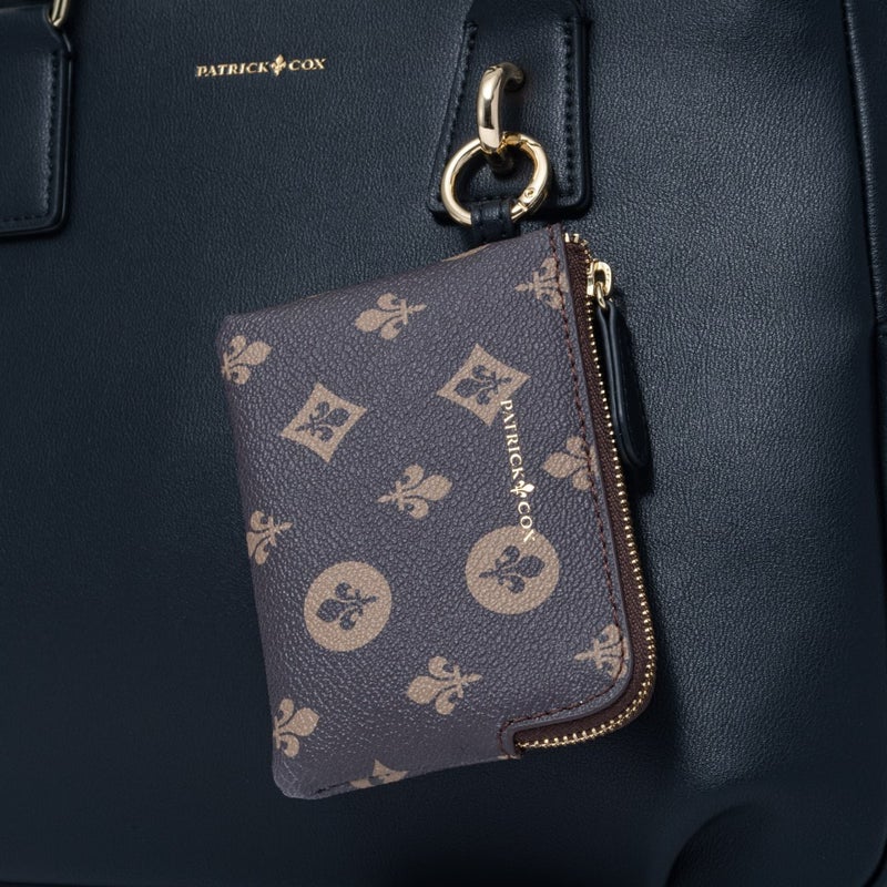 PATRICK COX クラシカルリリーチャーム 2WAYトート ブラック