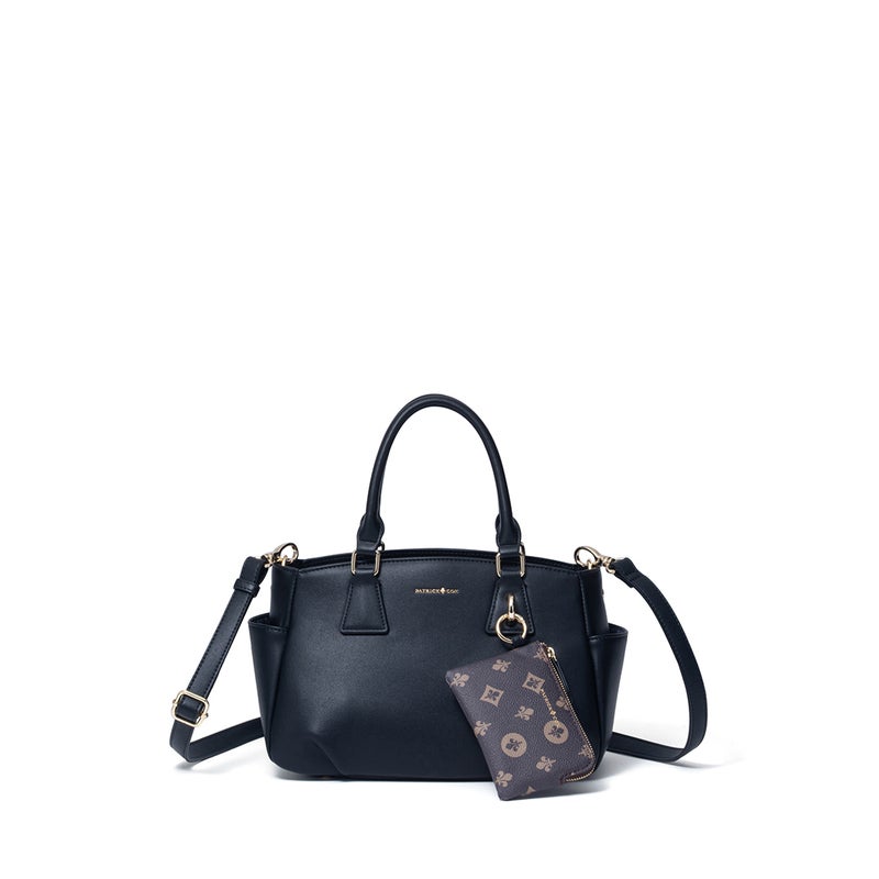 PATRICK COX クラシカルリリーチャーム 2WAYハンド ブラック