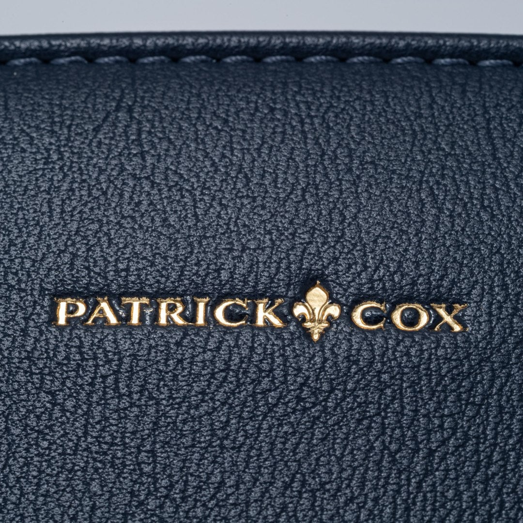 PATRICK COX クラシカルリリーチャーム 2WAYハンド ネイビー