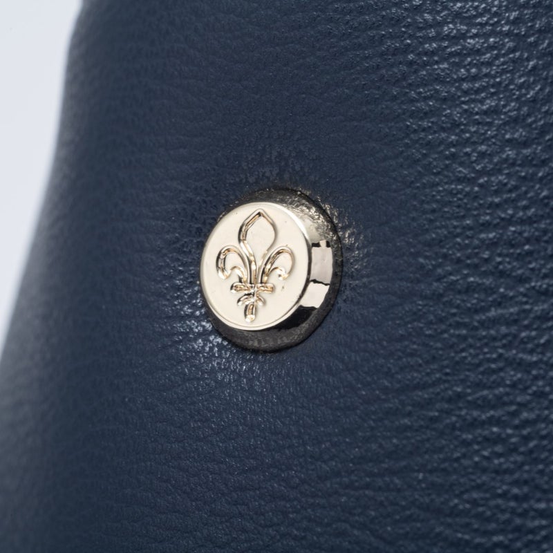 PATRICK COX クラシカルリリーチャーム 2WAYハンド ネイビー