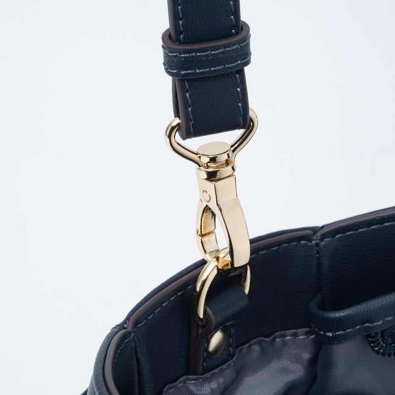 PATRICK COX クラシカルリリーチャーム 2WAYハンド ネイビー