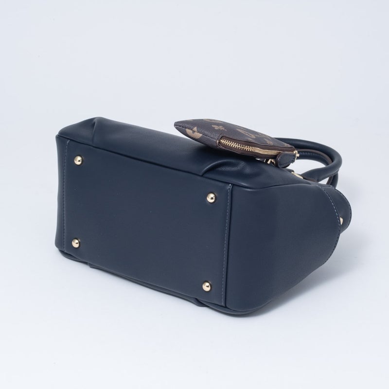 PATRICK COX クラシカルリリーチャーム 2WAYハンド ネイビー