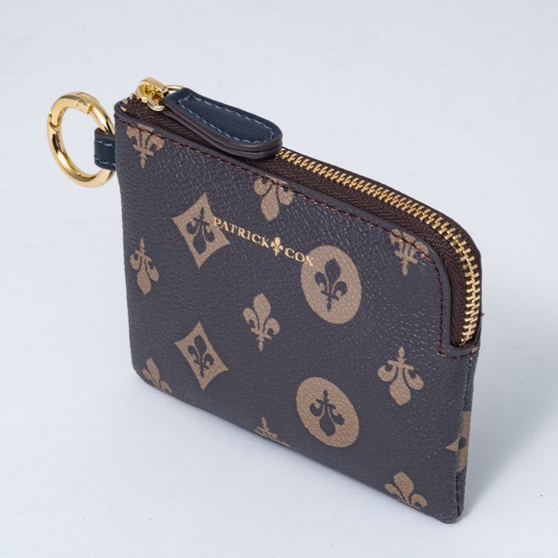 PATRICK COX クラシカルリリーチャーム 2WAYハンド ネイビー