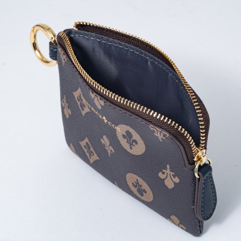 PATRICK COX クラシカルリリーチャーム 2WAYハンド ネイビー