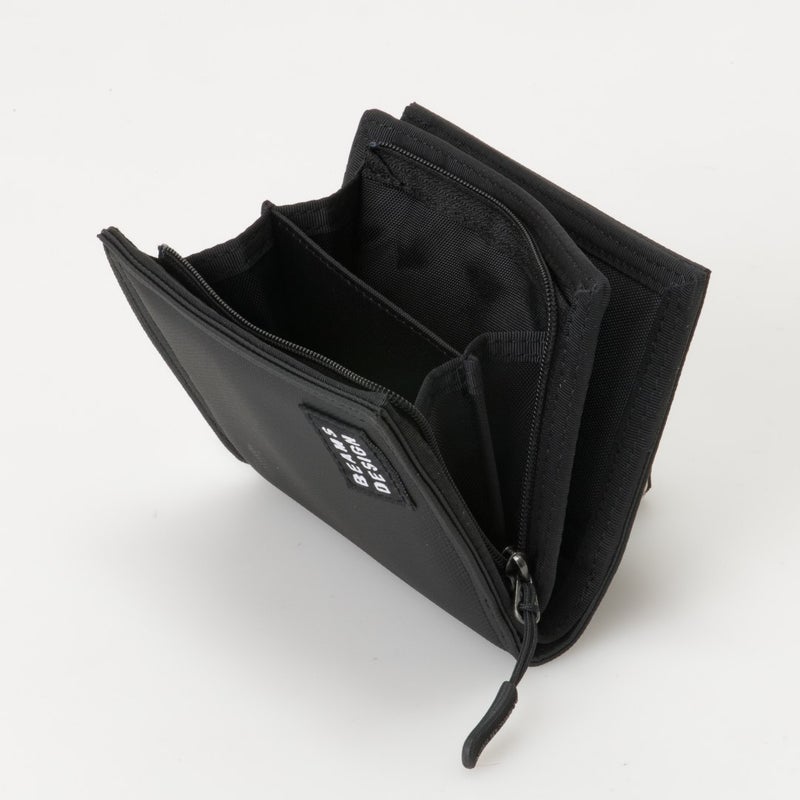 BEAMS DESIGN Passive 二つ折り財布【BMMW6CS2】 ブラック