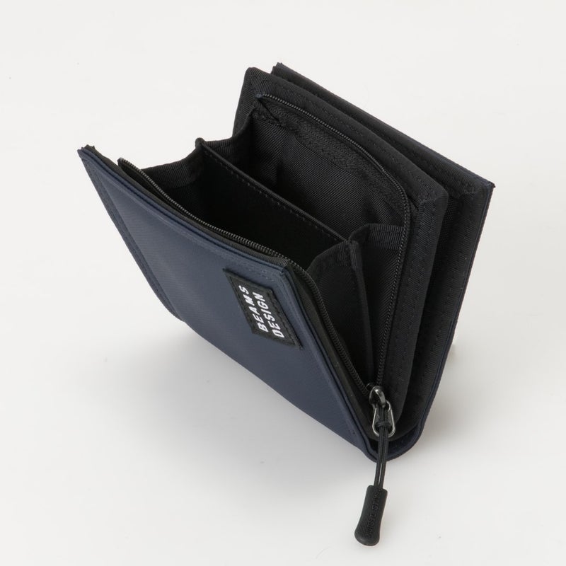 BEAMS DESIGN Passive 二つ折り財布【BMMW6CS2】 ネイビー