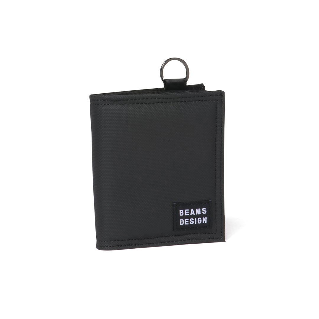 BEAMS DESIGN Passive 二つ折り財布【BMMW6CS2】 ブラック