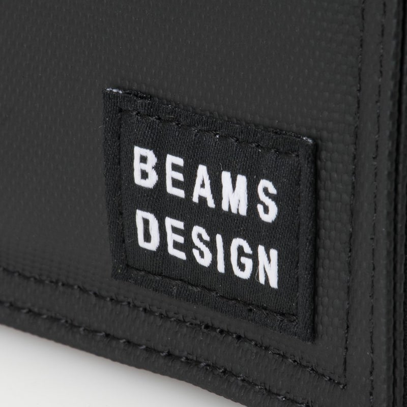 BEAMS DESIGN Passive 二つ折り財布【BMMW6CS2】 ブラック