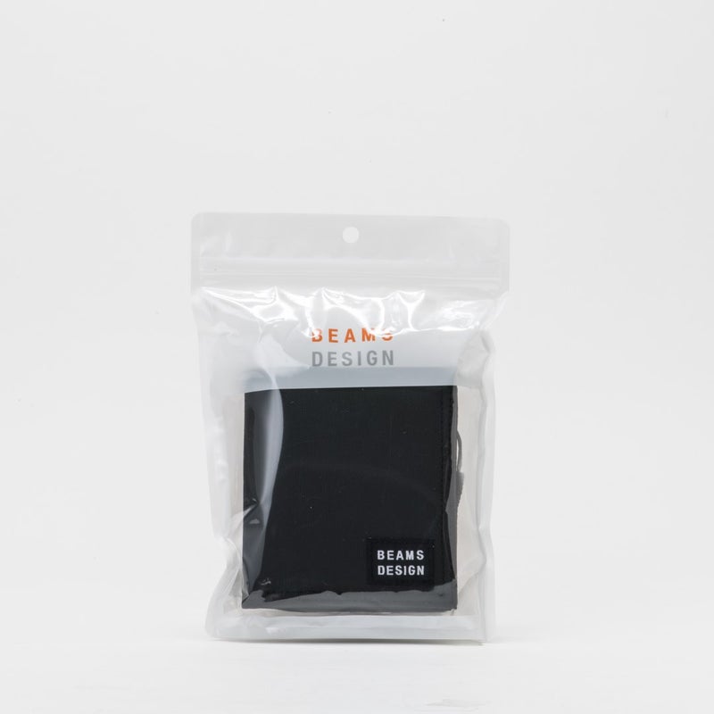 BEAMS DESIGN Passive 二つ折り財布【BMMW6CS2】 ブラック