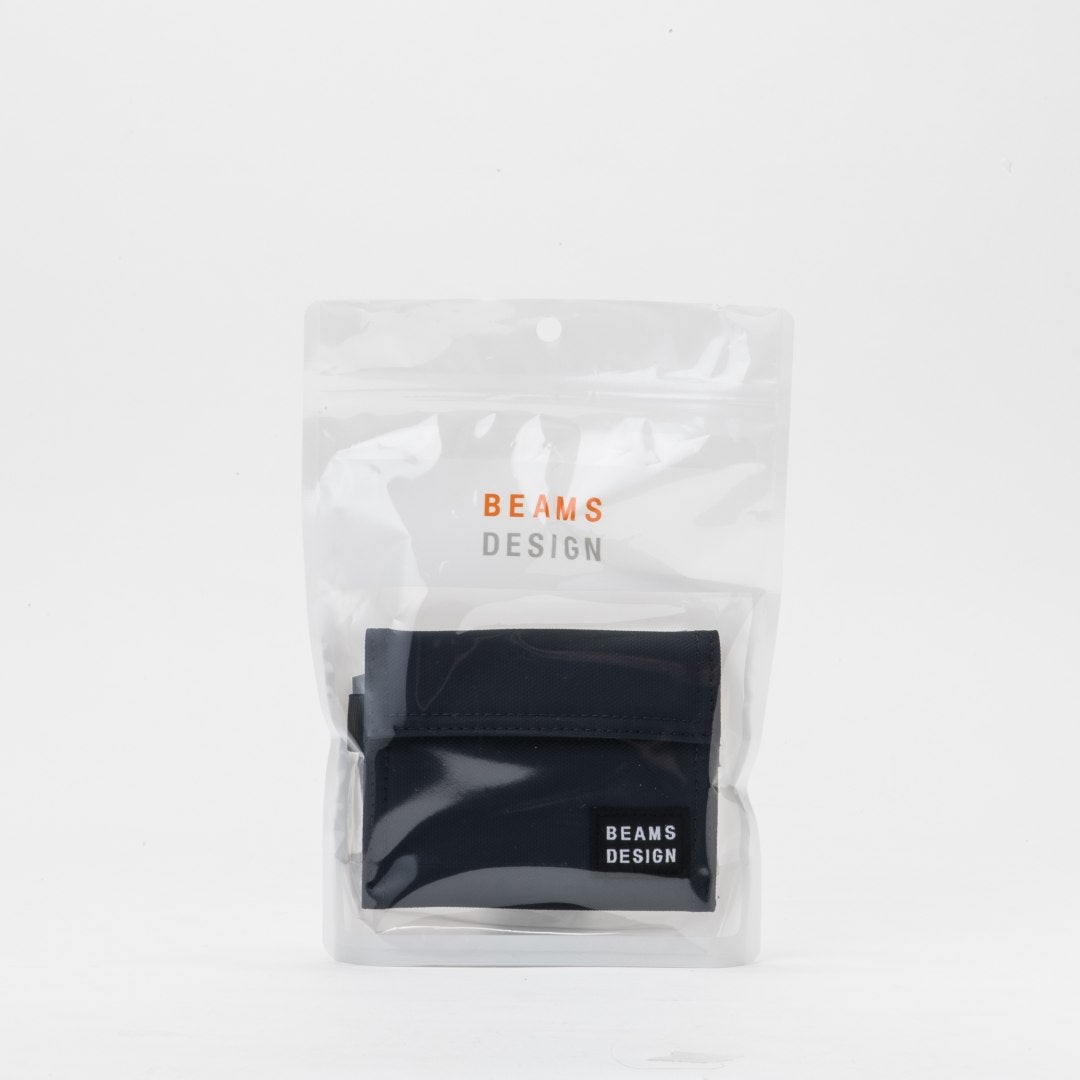 BEAMS DESIGN Passive 三つ折り財布【BMMW6CS3】 ネイビー
