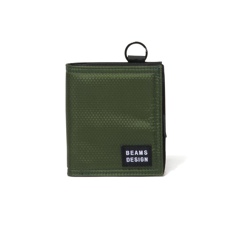 BEAMS DESIGN Aggressive 二つ折り財布【BMMW6JS2】 グリーン