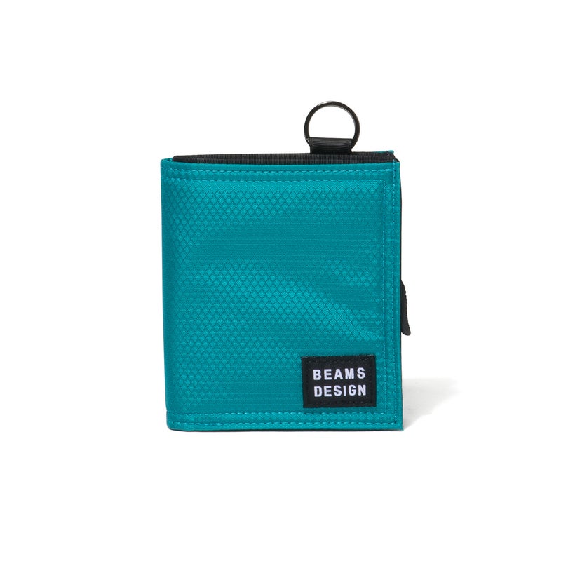 BEAMS DESIGN Aggressive 二つ折り財布【BMMW6JS2】 ターコイズブルー