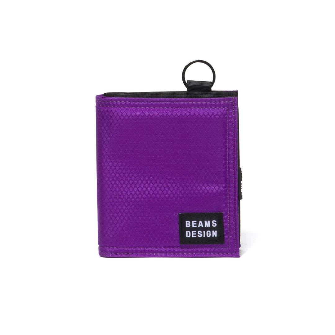 BEAMS DESIGN Aggressive 二つ折り財布【BMMW6JS2】 パープル