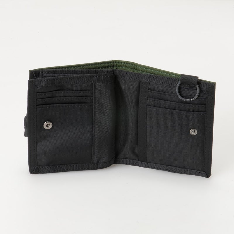 BEAMS DESIGN Aggressive 二つ折り財布【BMMW6JS2】 グリーン