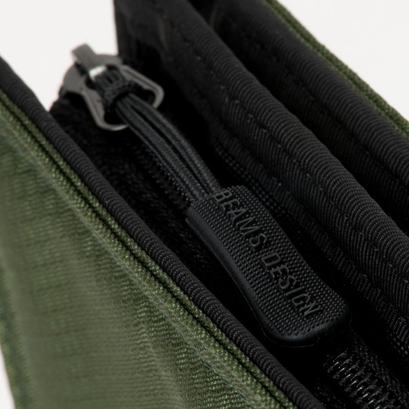 BEAMS DESIGN Aggressive 二つ折り財布【BMMW6JS2】 グリーン