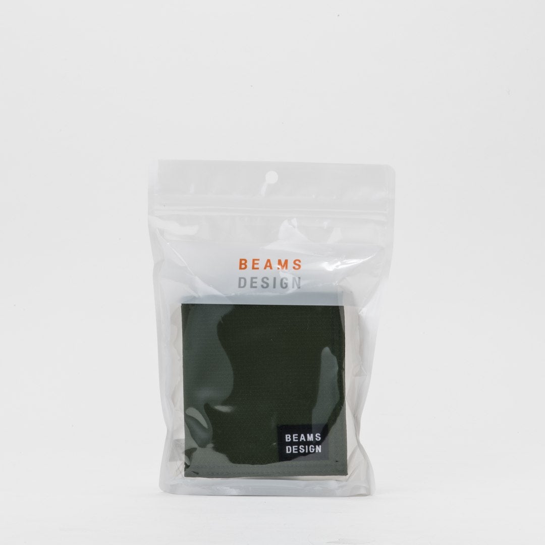 BEAMS DESIGN Aggressive 二つ折り財布【BMMW6JS2】 グリーン