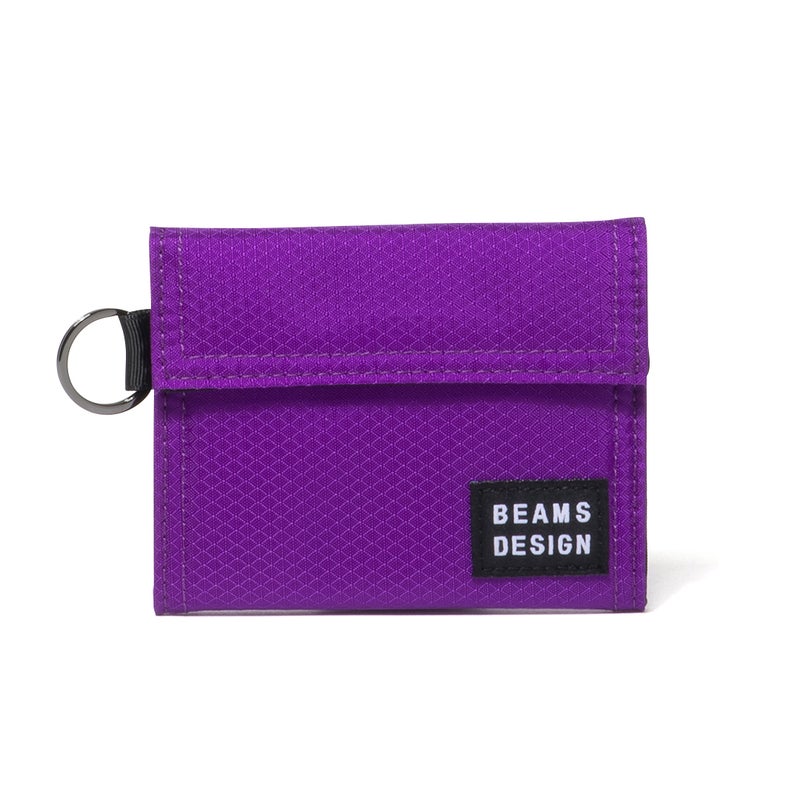BEAMS DESIGN Aggressive 三つ折り財布【BMMW6JS3】 パープル