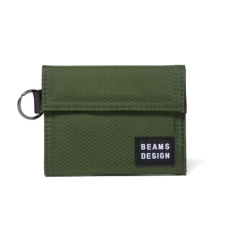 BEAMS DESIGN Aggressive 三つ折り財布【BMMW6JS3】 グリーン