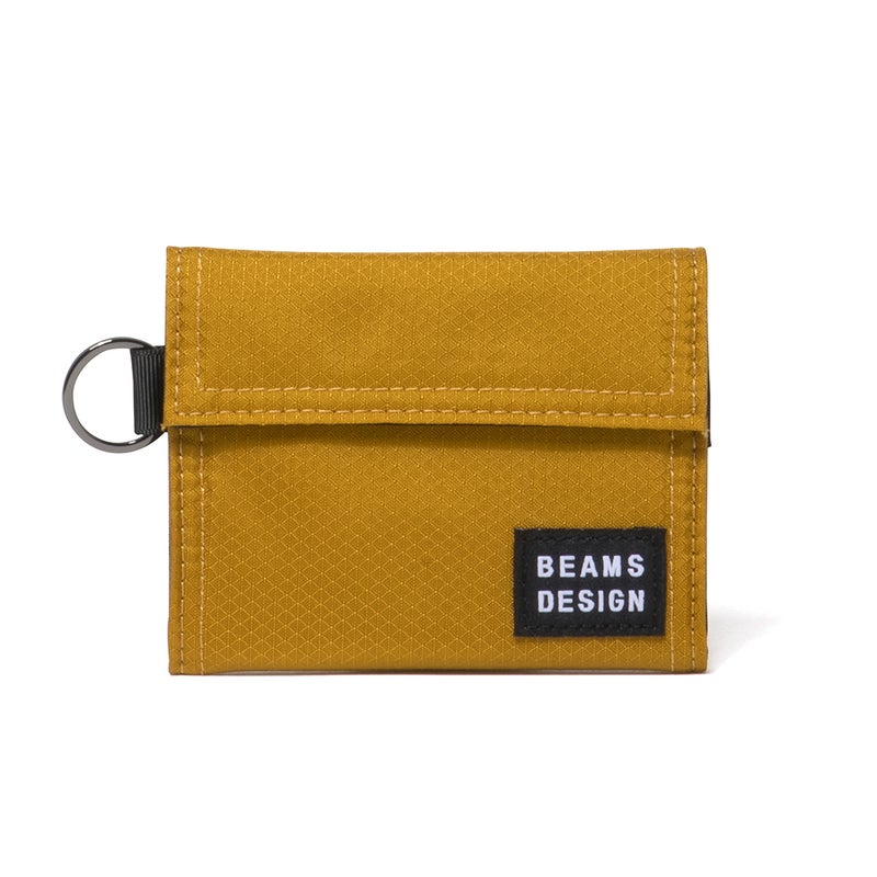 BEAMS DESIGN Aggressive 三つ折り財布【BMMW6JS3】 マスタード
