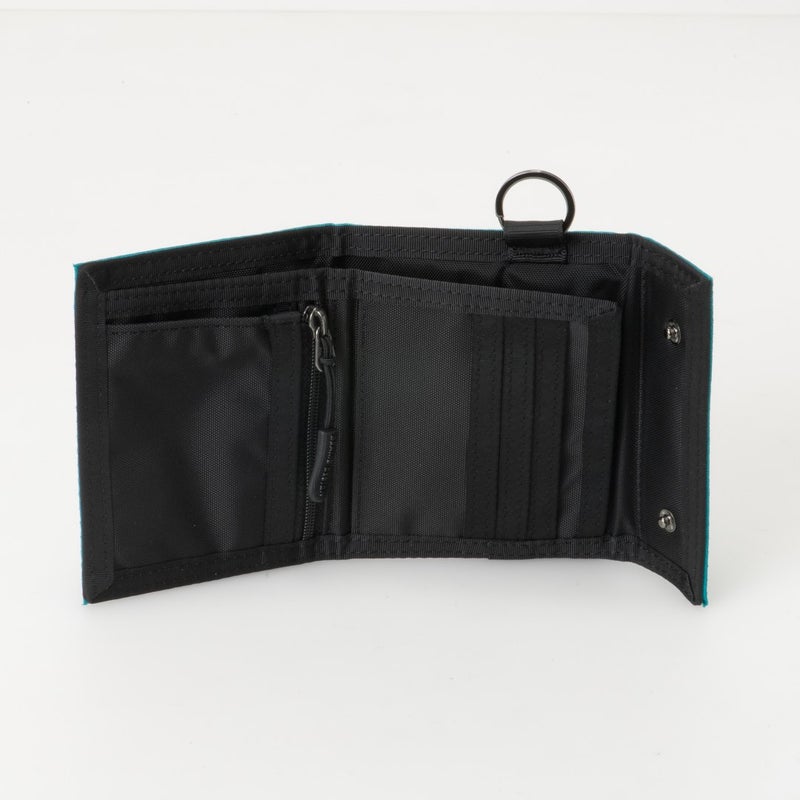 BEAMS DESIGN Aggressive 三つ折り財布【BMMW6JS3】 ターコイズブルー