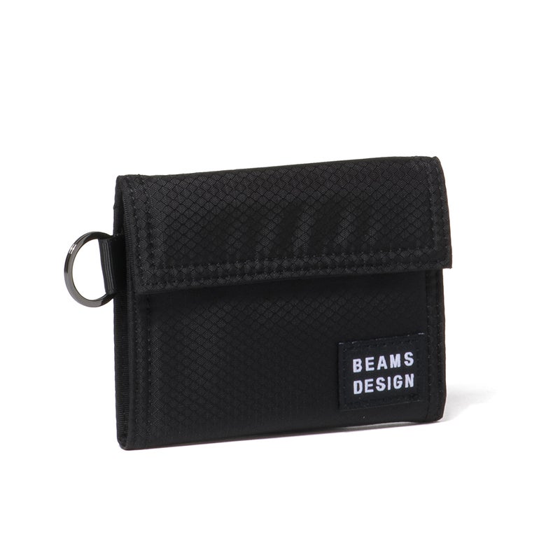 BEAMS DESIGN Aggressive 三つ折り財布【BMMW6JS3】 ブラック
