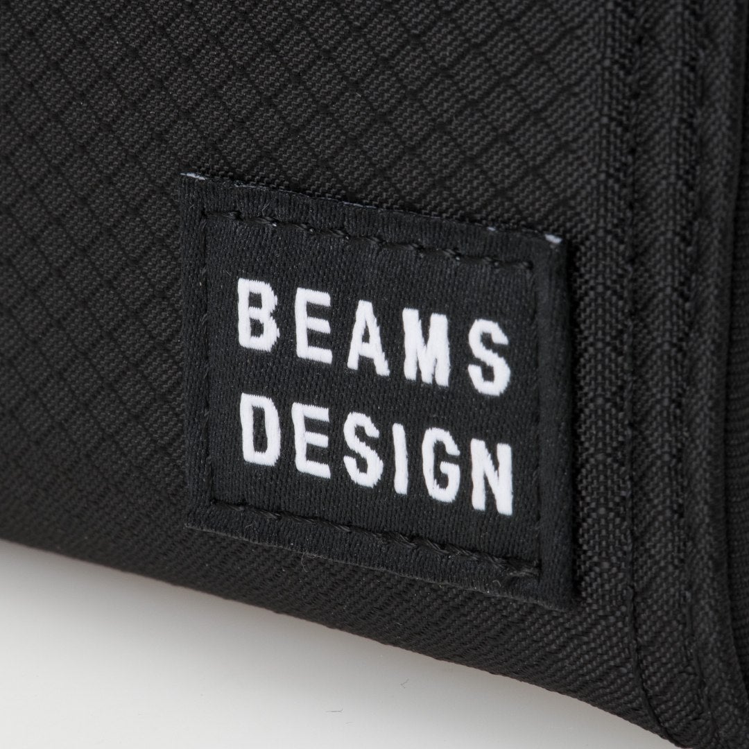 BEAMS DESIGN Aggressive 三つ折り財布【BMMW6JS3】 ブラック