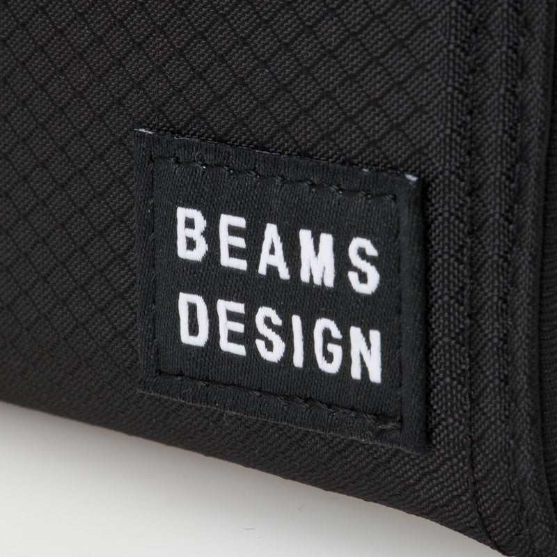 BEAMS DESIGN Aggressive 三つ折り財布【BMMW6JS3】 ブラック