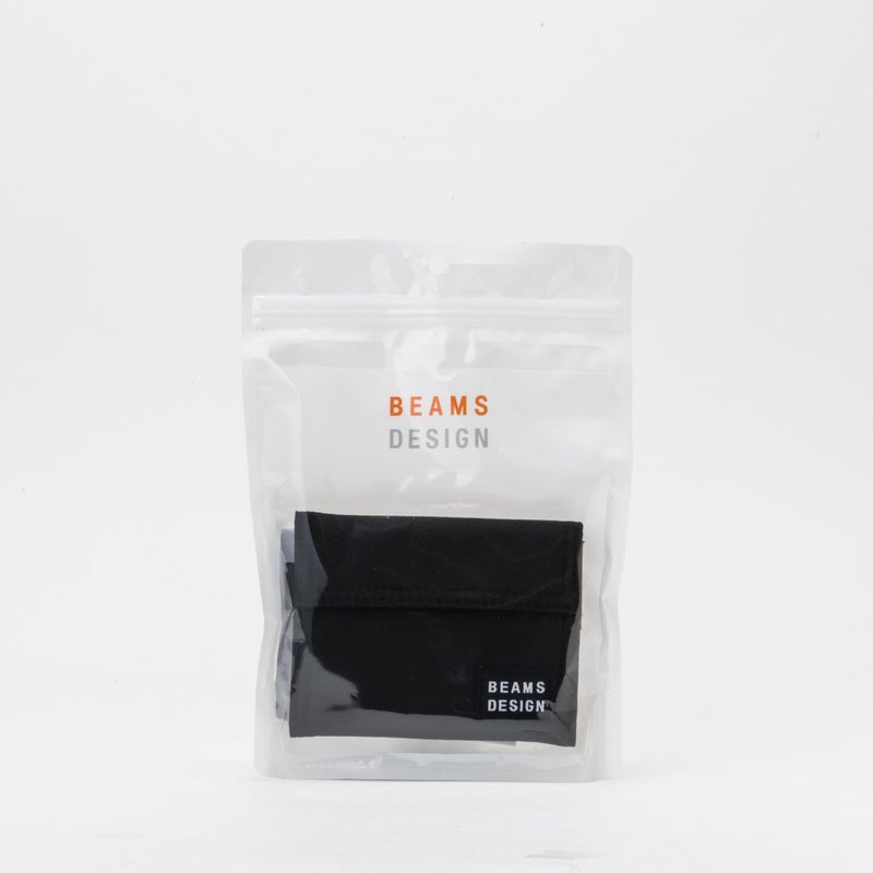 BEAMS DESIGN Aggressive 三つ折り財布【BMMW6JS3】 ブラック