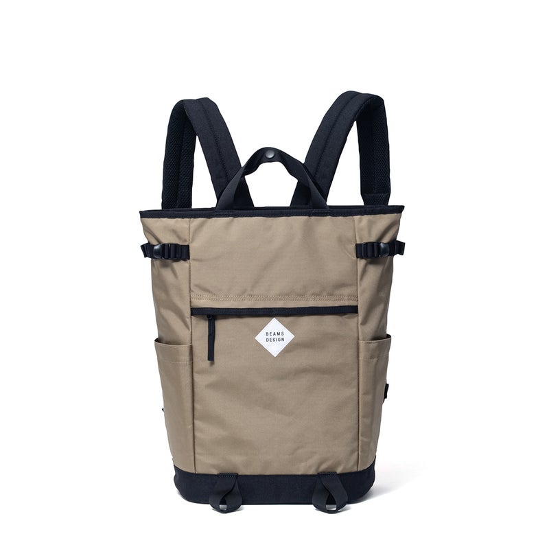BEAMS DESIGNSlash バックパック【BMMH6BR2】 ベージュ