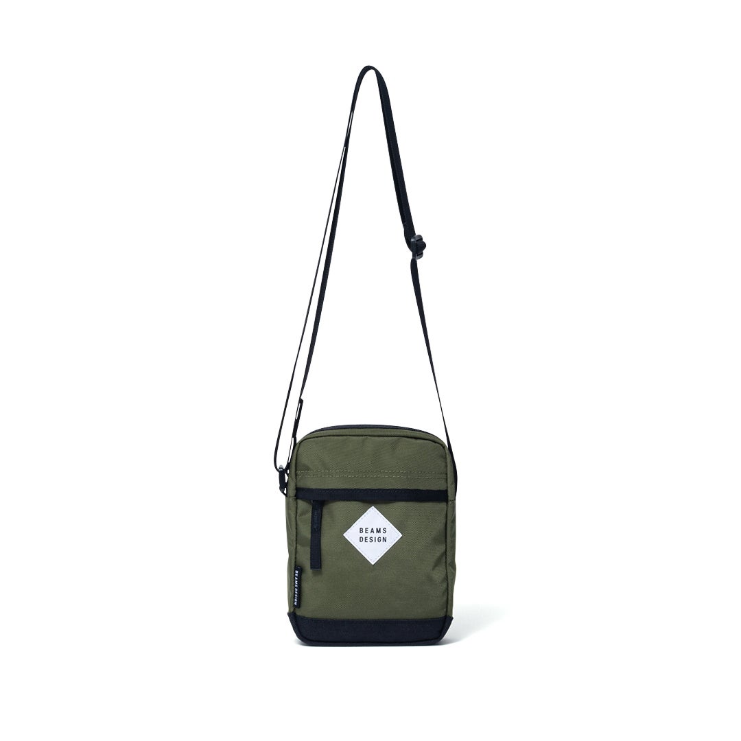 BEAMS DESIGNSlash ショルダーバッグ【BMMH6BS1】 カーキ