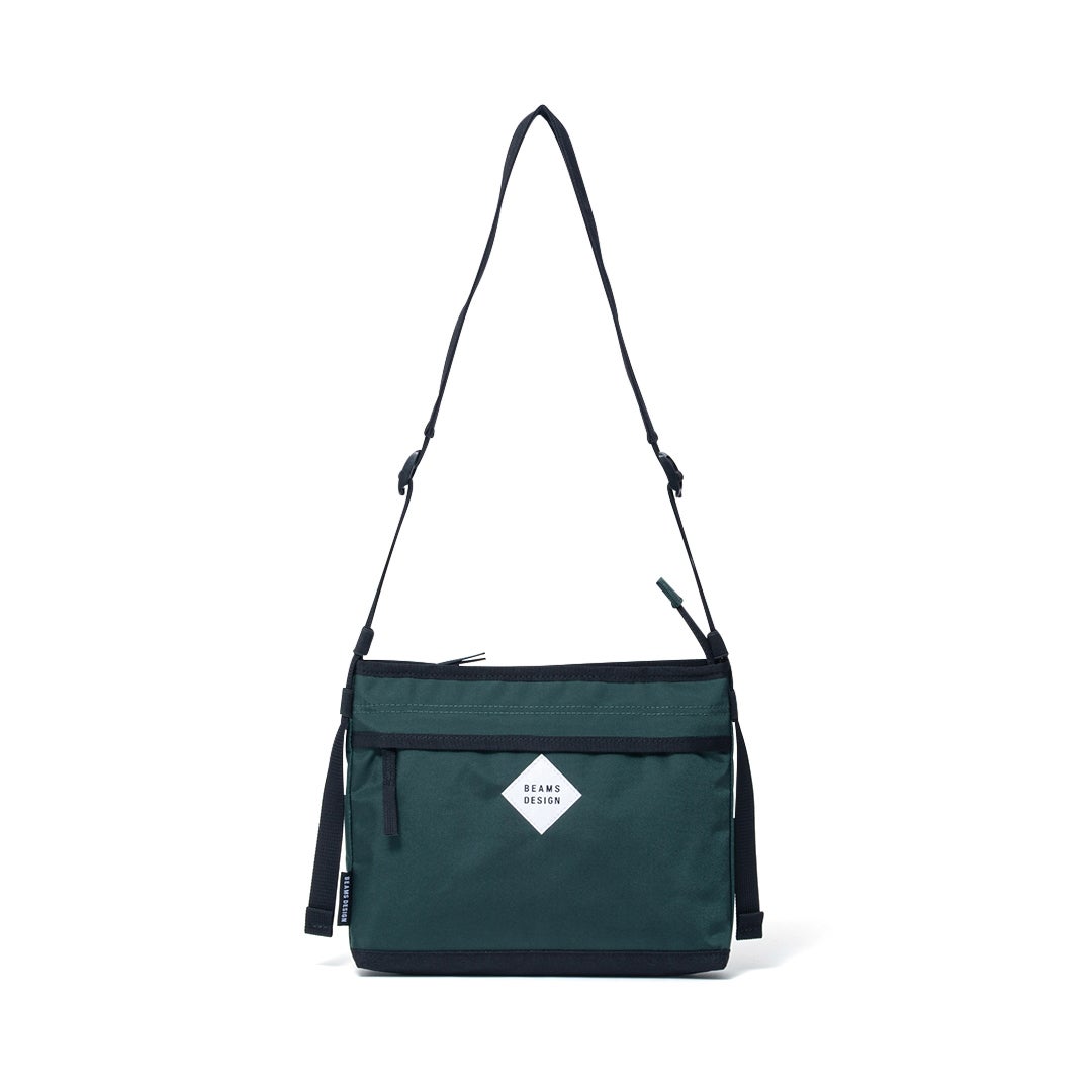 BEAMS DESIGNSlash ショルダーバッグ【BMMH6BS2】 グリーン