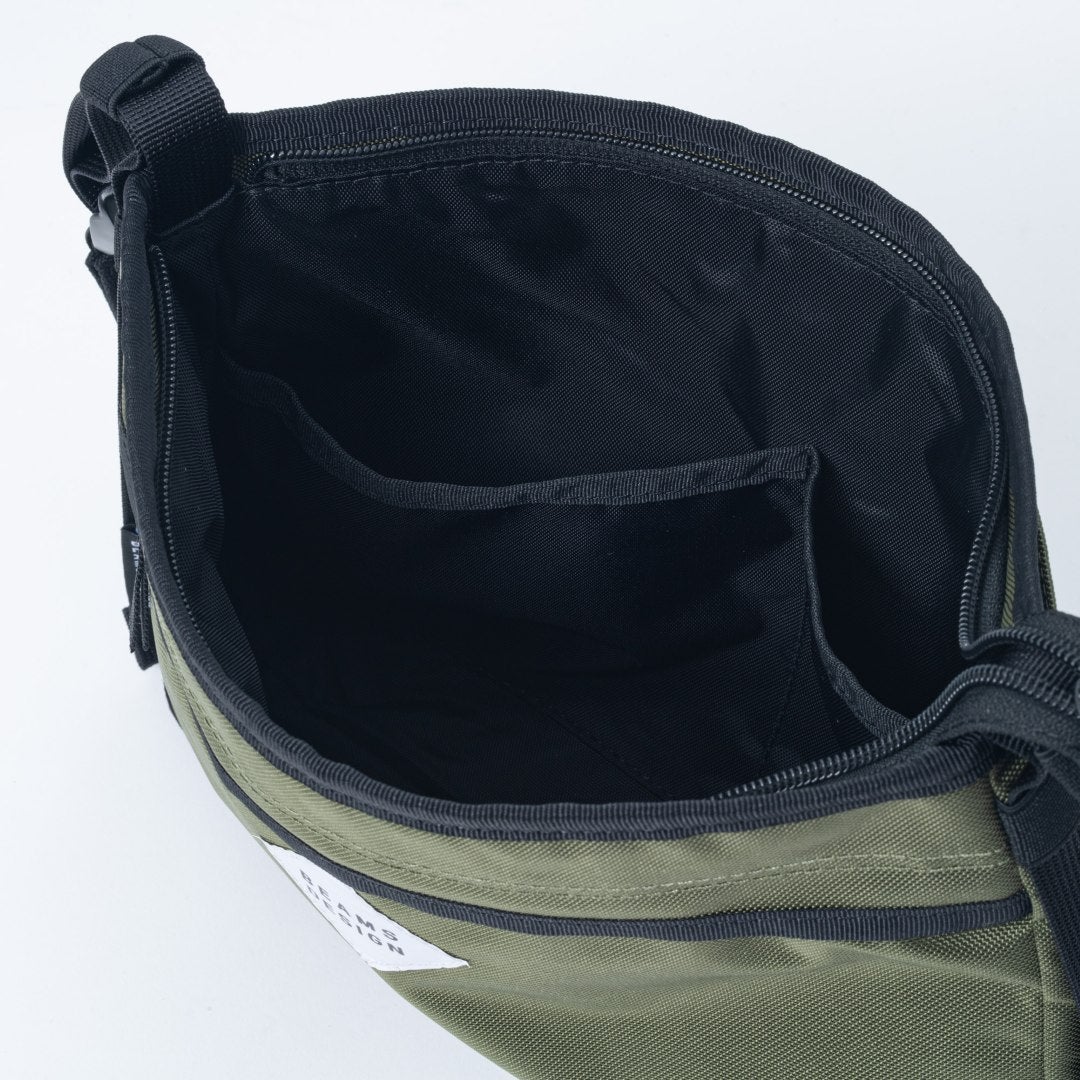 BEAMS DESIGNSlash ショルダーバッグ【BMMH6BS2】 カーキ