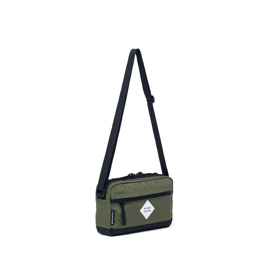 BEAMS DESIGNSlash ショルッダーバッグ【BMMH6BS4】 カーキ