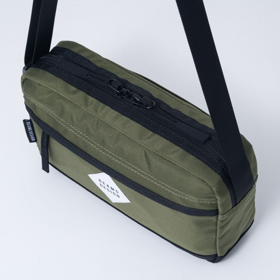 BEAMS DESIGNSlash ショルッダーバッグ【BMMH6BS4】 カーキ