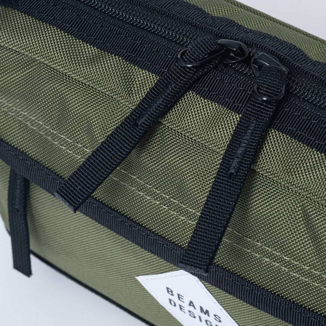 BEAMS DESIGNSlash ショルッダーバッグ【BMMH6BS4】 カーキ