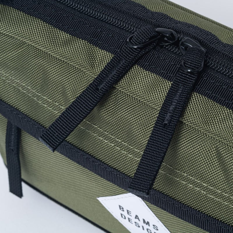 BEAMS DESIGNSlash ショルッダーバッグ【BMMH6BS4】 カーキ