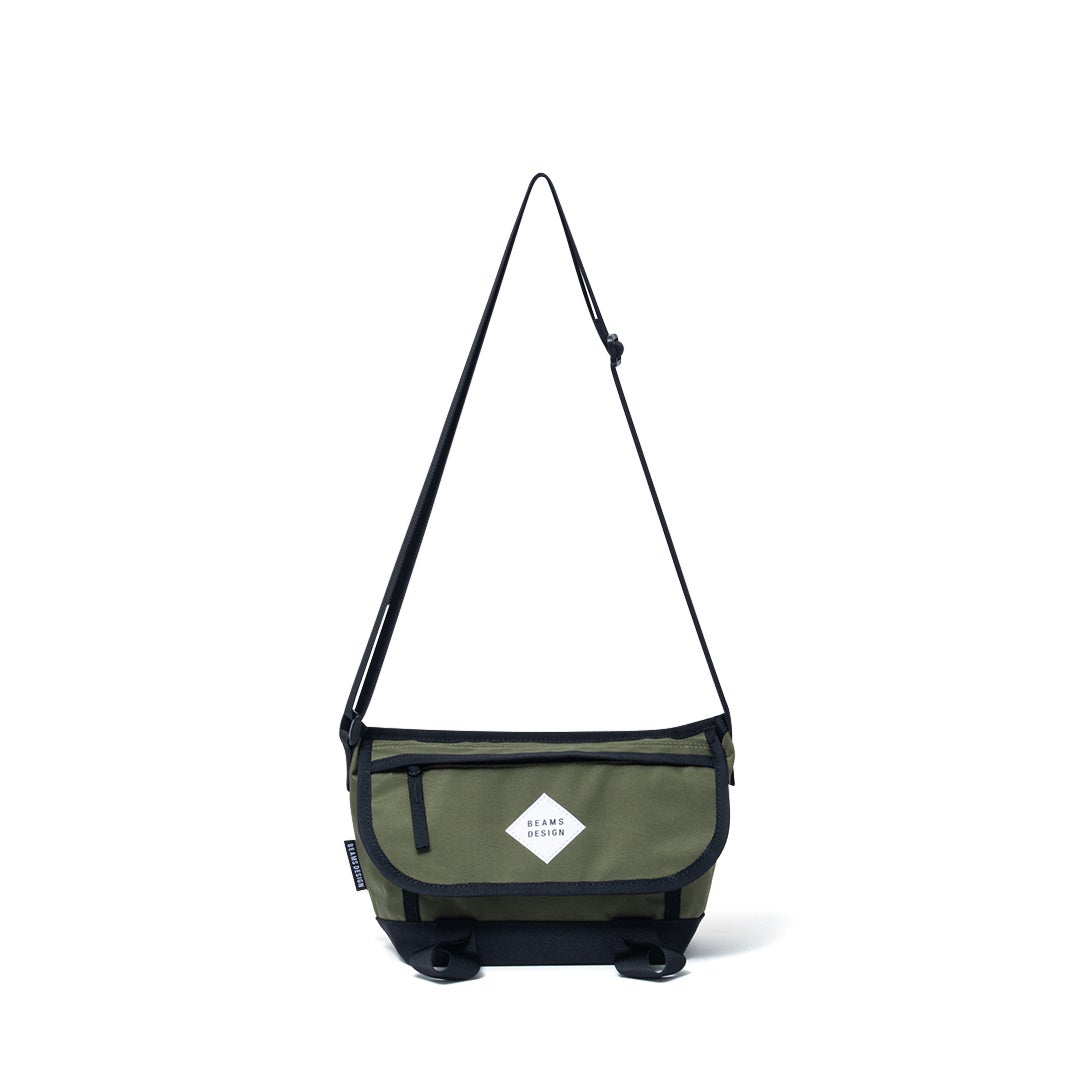 BEAMS DESIGNSlash ショルダーバッグ【BMMH6BS6】 カーキ