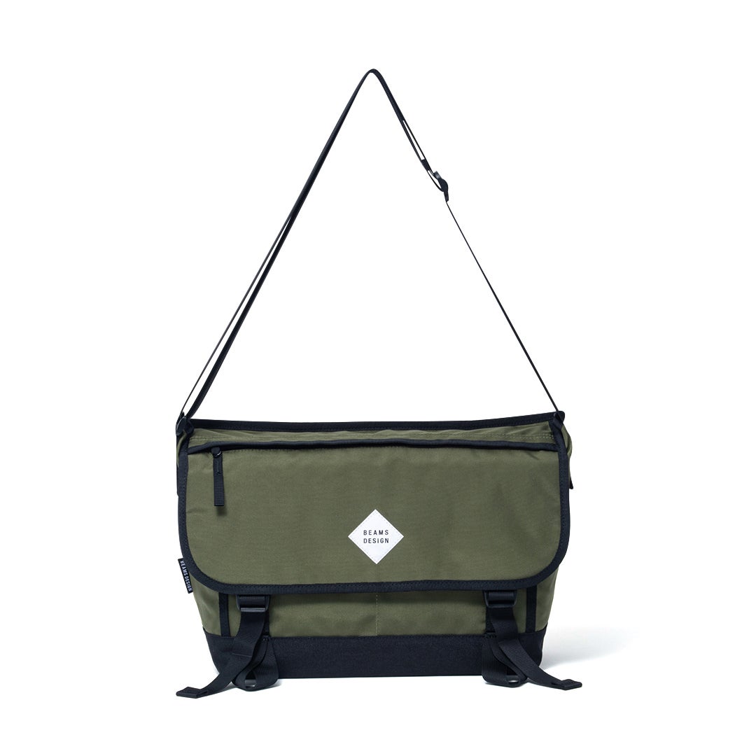 BEAMS DESIGNSlash ショルダーバッグ【BMMH6BS7】 カーキ