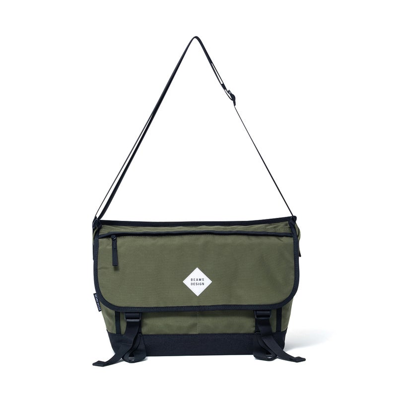 BEAMS DESIGNSlash ショルダーバッグ【BMMH6BS7】 カーキ