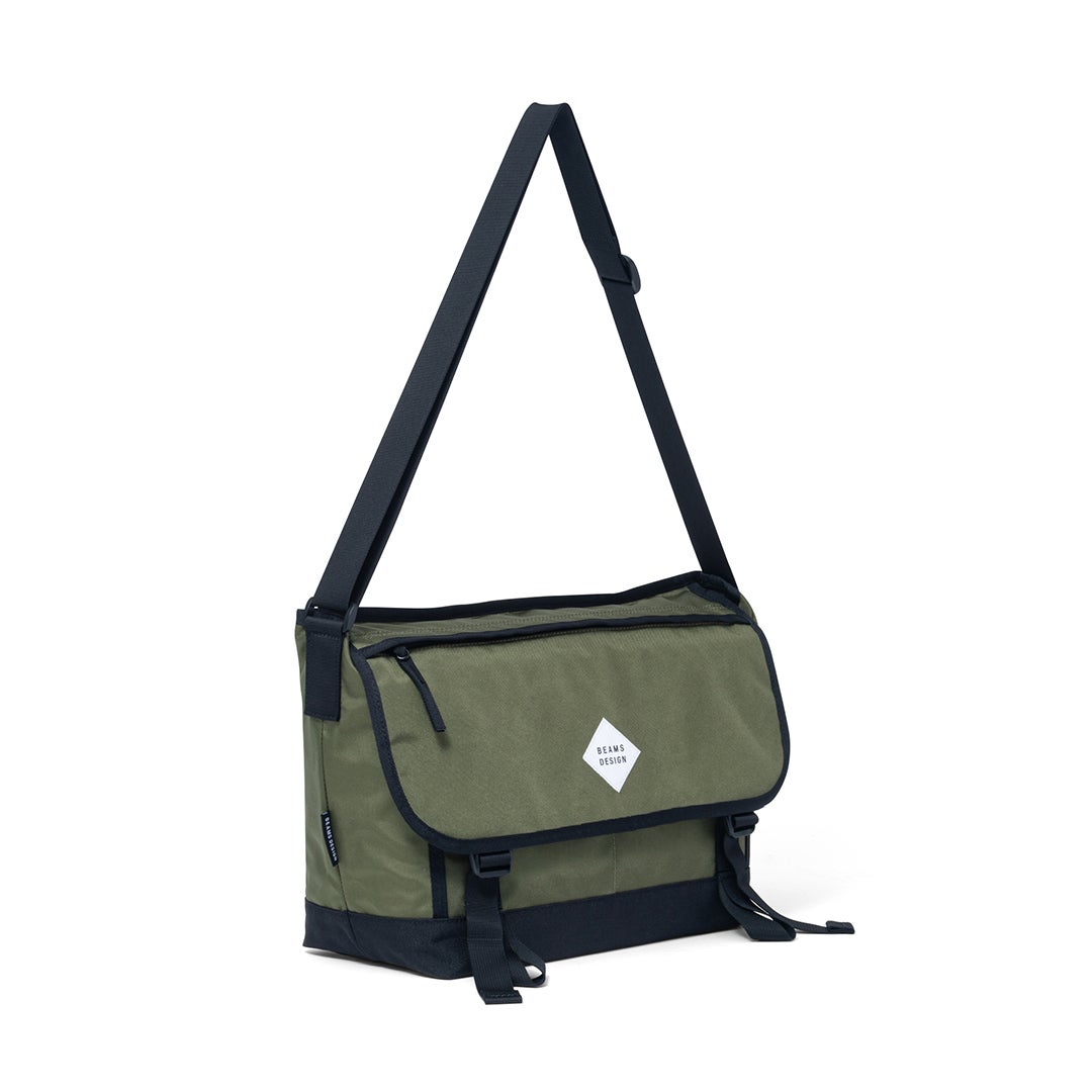 BEAMS DESIGNSlash ショルダーバッグ【BMMH6BS7】 カーキ