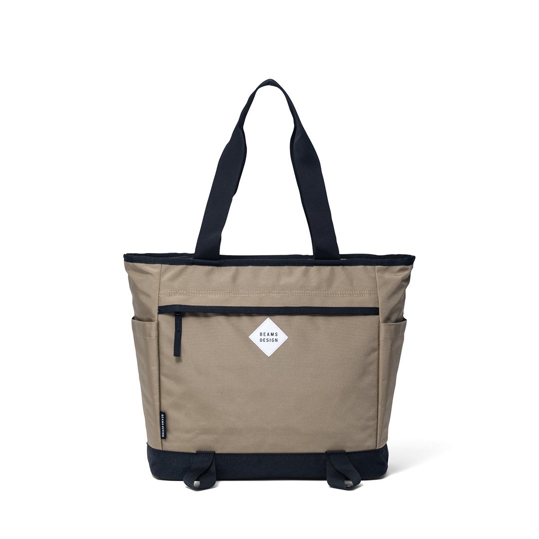 BEAMS DESIGNSlash トートバッグ【BMMH6BT1】 ベージュ