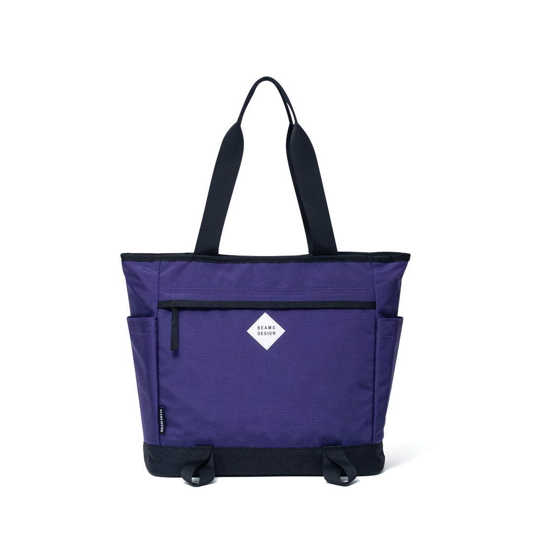 BEAMS DESIGNSlash トートバッグ【BMMH6BT1】 パープル