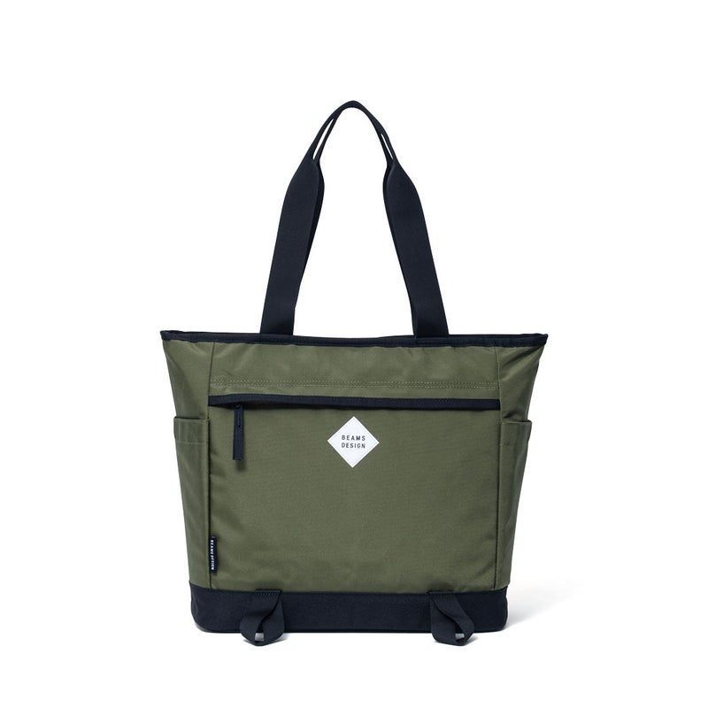 BEAMS DESIGNSlash トートバッグ【BMMH6BT1】 カーキ