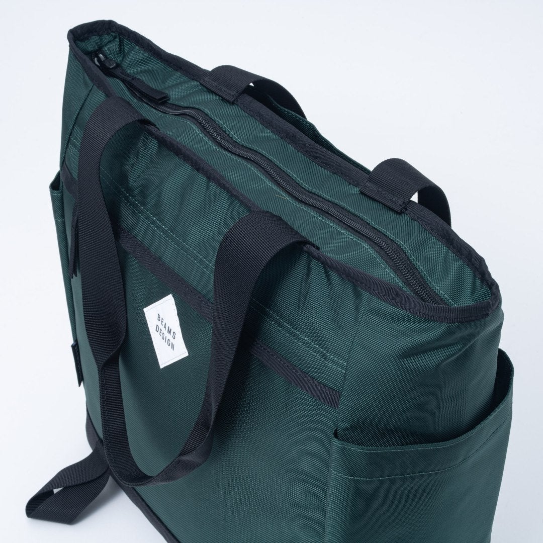 BEAMS DESIGNSlash トートバッグ【BMMH6BT1】 グリーン