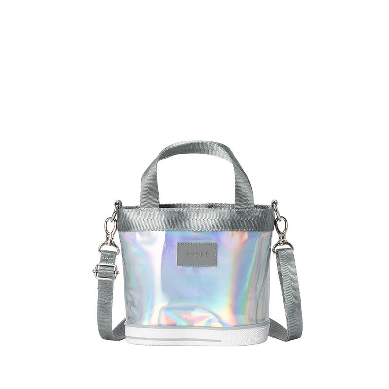 OKERU TYPE-C MINI PRISM 2WAYトート シルバー