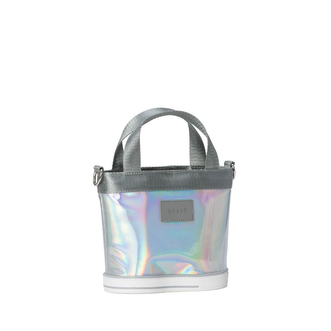 OKERU TYPE-C MINI PRISM 2WAYトート シルバー