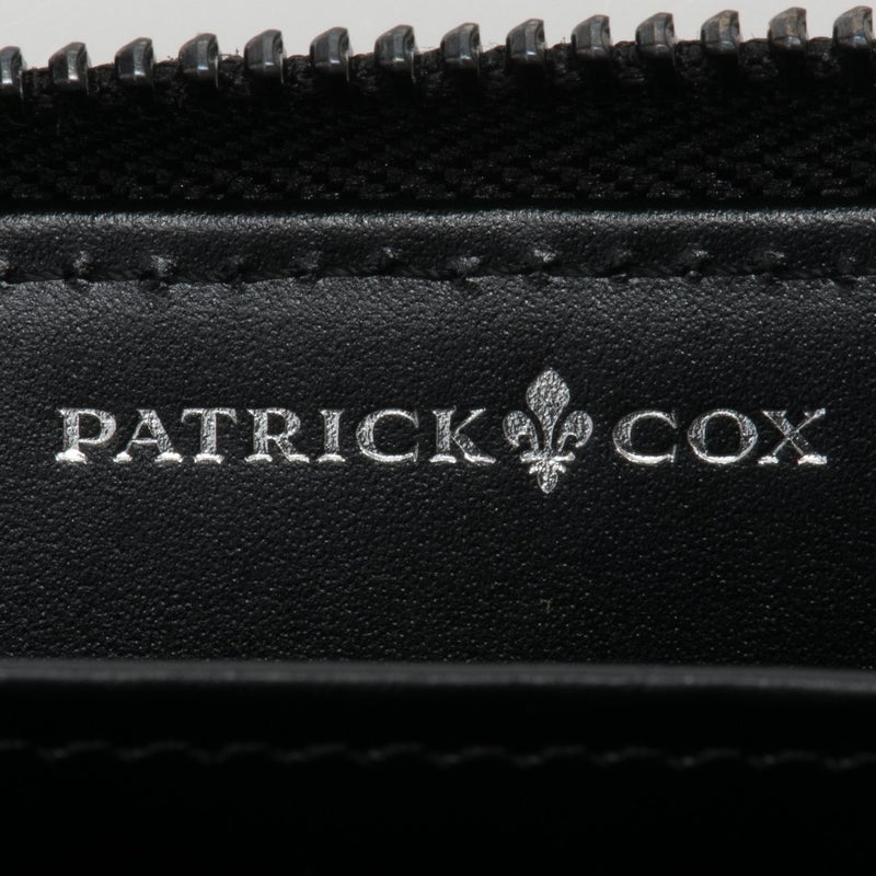 PATRICK COX CROWN PYTHON 長財布 ブラック×ブラック