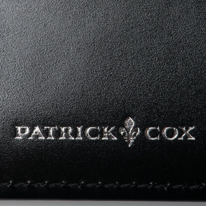 PATRICK COX CROWN PYTHON 二つ折り財布 ブラック×ホワイト